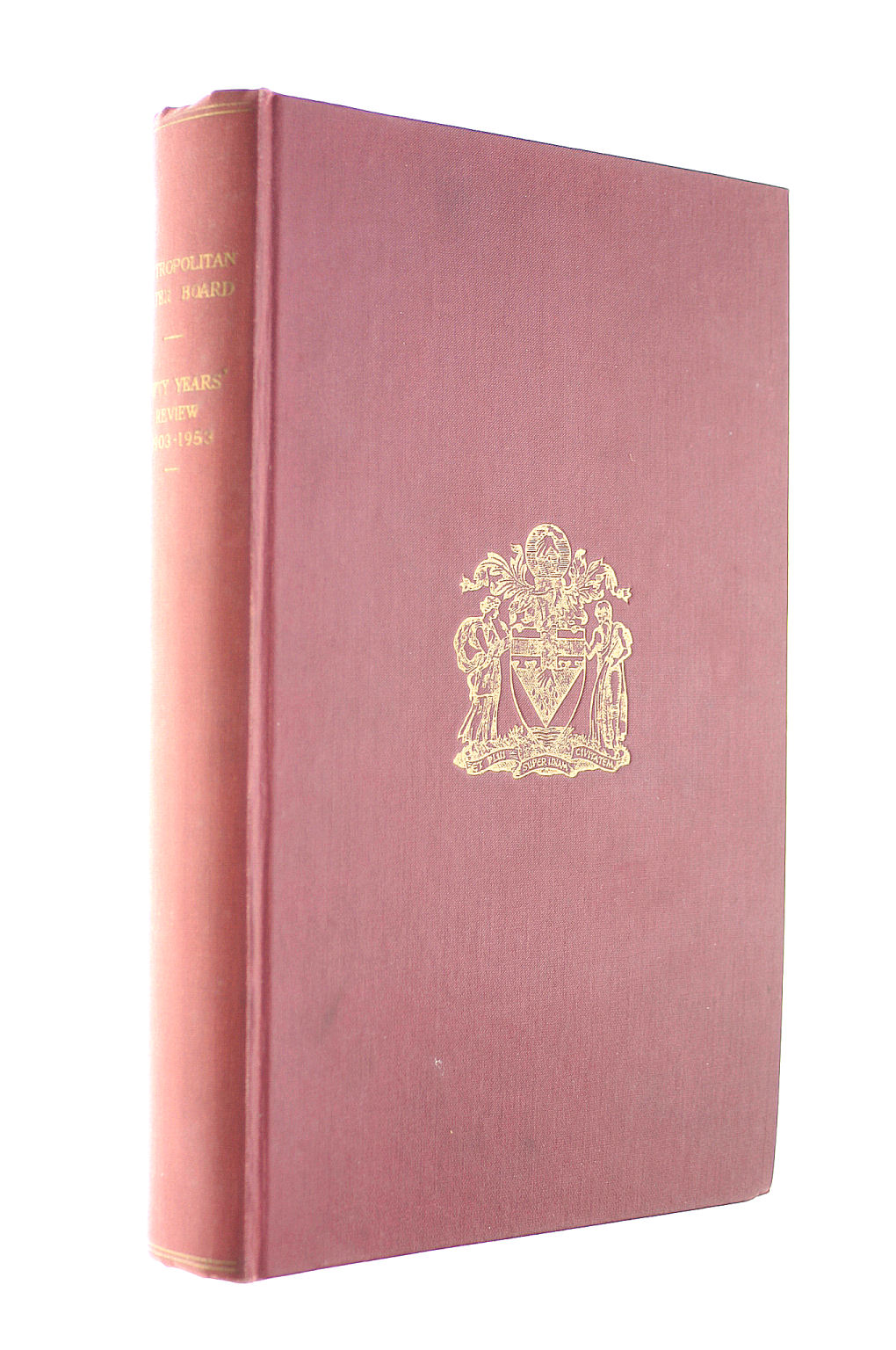 CHEVALIER, W. S. (ISSUED BY) - London's Water Supply 1903-1953 A Review of the Work of the Metropolitan Water Board