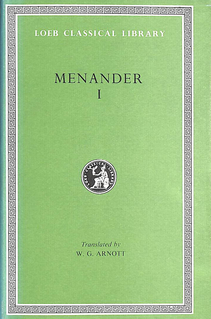 MENANDER; ALLINSON, F.C. [TRANSLATOR] - Menander I (Loeb Classical Library)