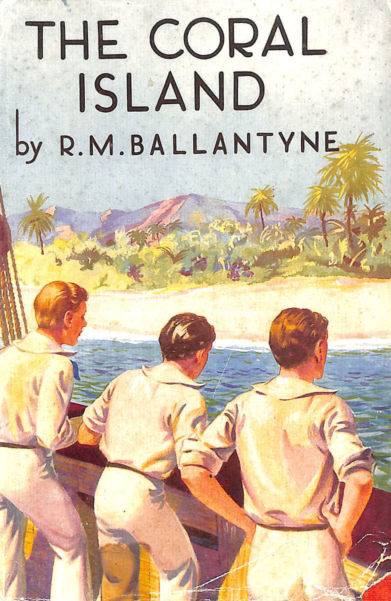 R M BALLANTYNE (ABRIDGED AND EDITED BY W; COLOUR PLATES BY NAT LONG [ILLUSTRATOR] - Coral Island