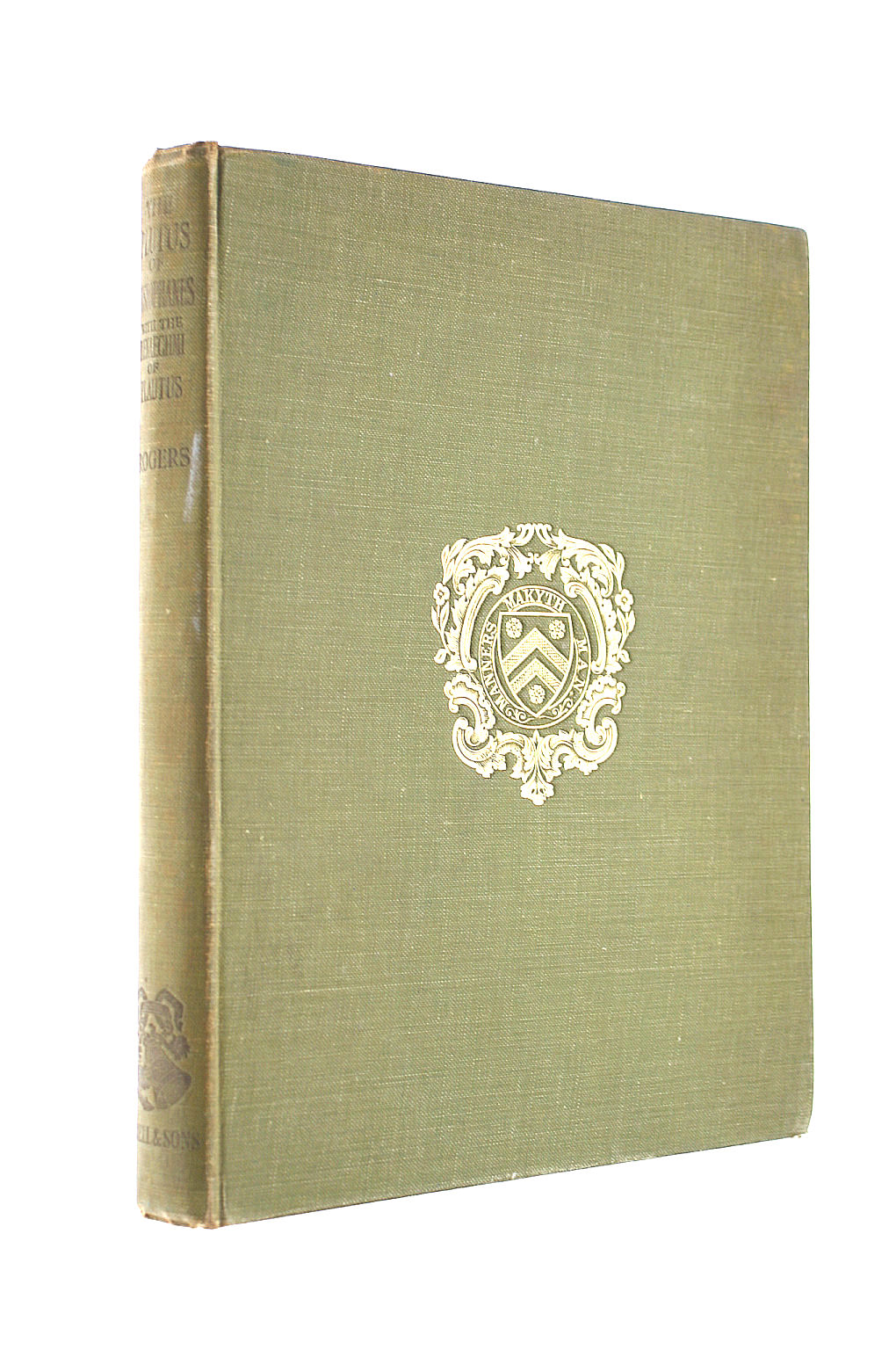 ARISTOPHANES, BY B. BICKLEY ROGERS (TRANSL) - The Comedies of Aristophanes: Vol. VI: XI. The Plutus