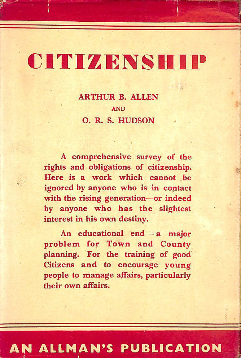 ALLEN, ARTHUR B; HUDSON, O R S - Citizenship