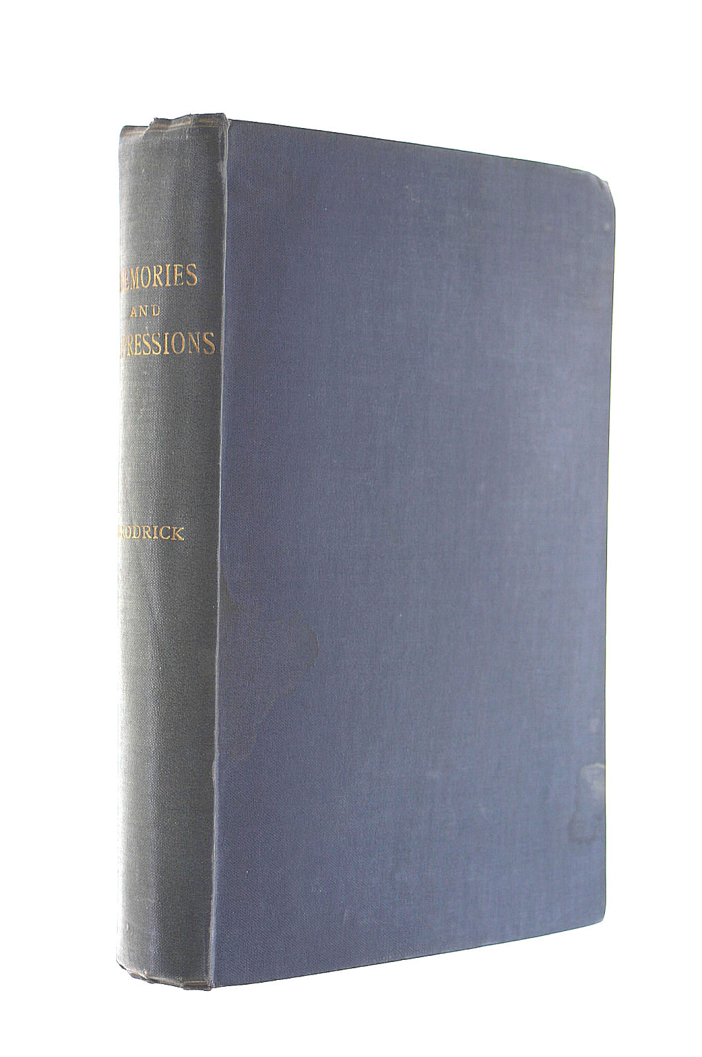GEORGE CHARLES BRODRICK - Memories and Impressions, 1831 - 1900.