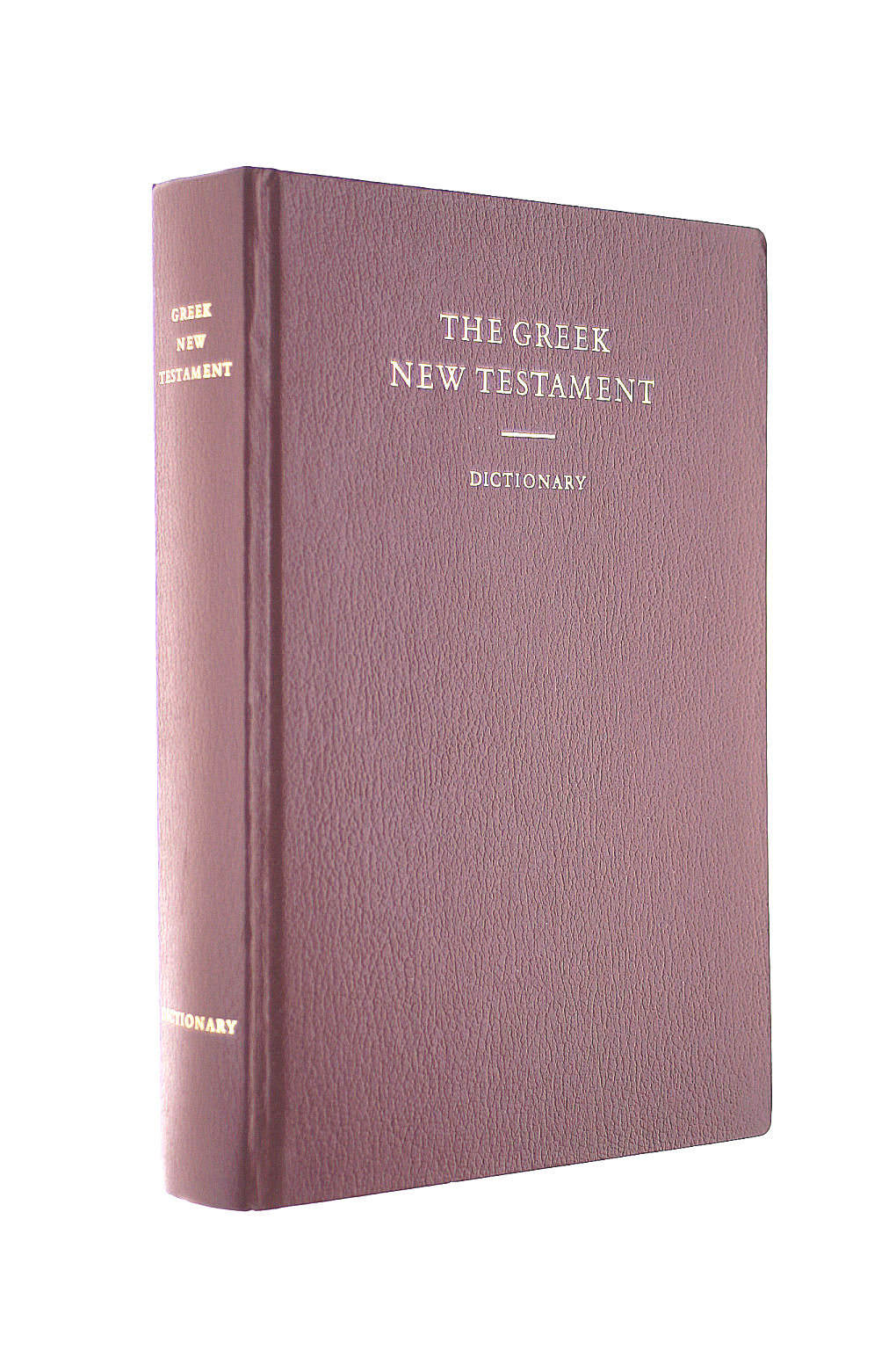 ALAND, KURT - The Greek New Testament, with Dictionary