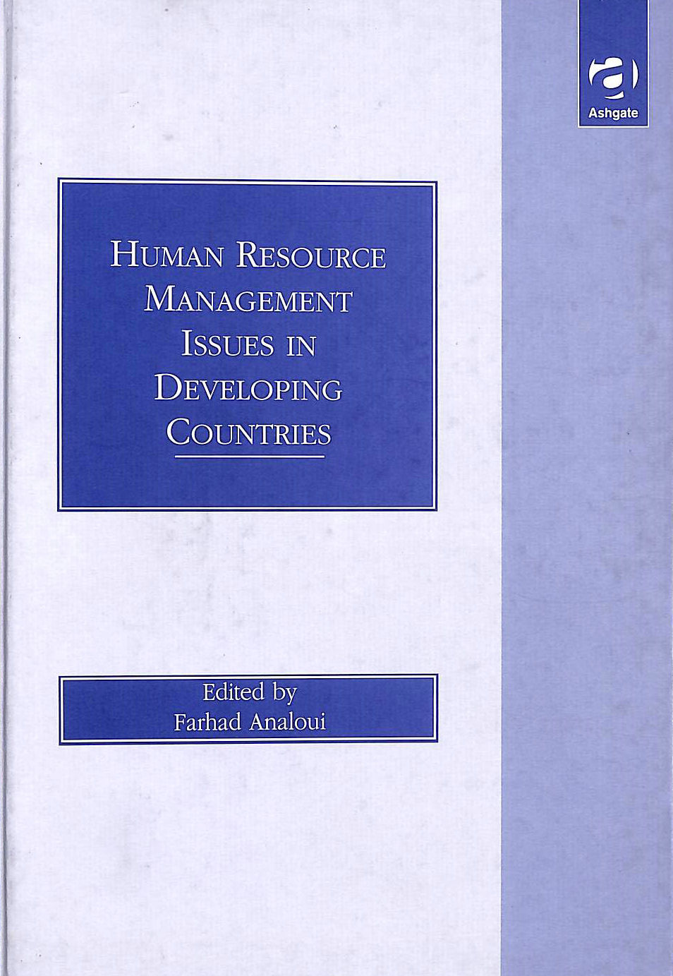 FARHAD ANALOUI - Human Resource Management Issues in Developing Countries
